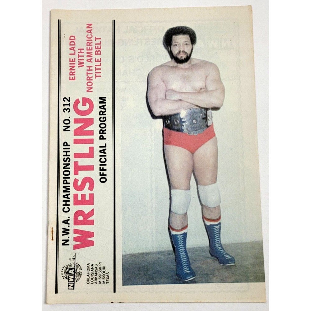 N.W.A. CHAMPIONSHIP WRESTLING OFFICIAL PROGRAM MAGAZINE #312‎ (1978) ERNIE LADD